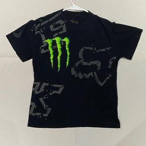 Monster Energy Fox All-Over Logo T-Shirt